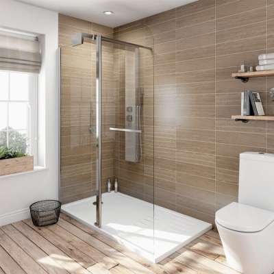 modern shower room glass door sliding swing