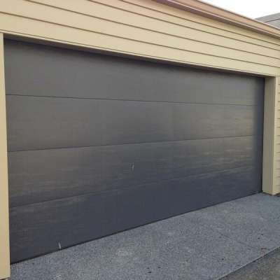 torsion spring sectional  flat garage door panel with accessories  lowes