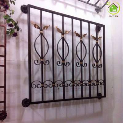 Beautiful decorative Wrought iron windows grill design