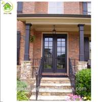 exterior metal door with glass