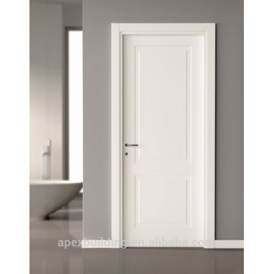 modern white color Simple design fireproof interior door/ wood room door fire rated door