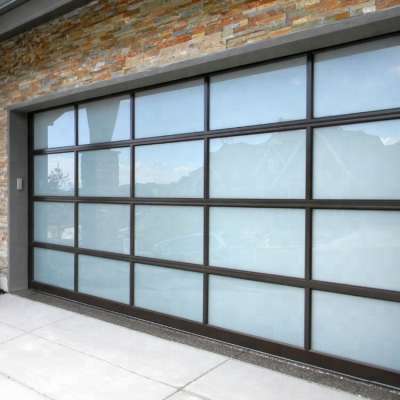 carriage house interior  new  glass garage doors cost