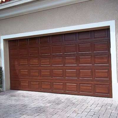 electric  aluminum  wood veneer tilt up garage doors panels