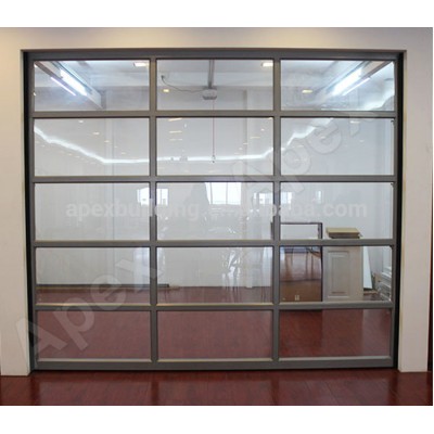 Glass garage door garage door plastic overhead sectional door motorized