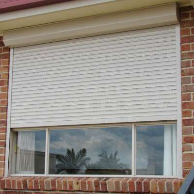 interior aluminum rolling security electric window shutters