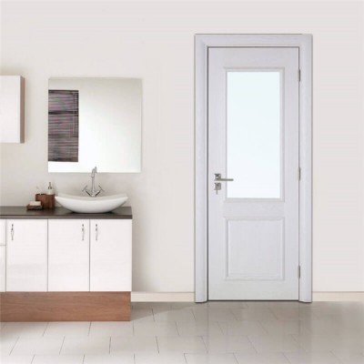 Guangzhou supplier Waterproof WPC(wood plastic composite) door Interior doors Bedroom Bathroom