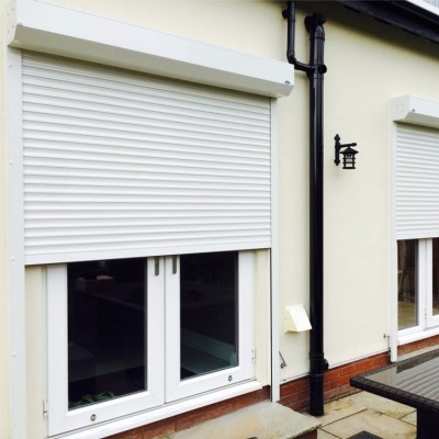 European style aluminum roll up window roller shutter exterior window